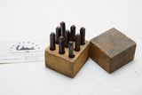 FINE SET OF NUMBER PUNCHES - 1/8"