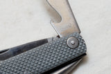 VERY FINE HEAVY PREMIER MILITARY FOLDING RIGGING KNIFE