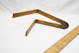 RULE PAIR - LUFKIN 863L LEVEL & INCLINOMETER  + 8205 SHRINKAGE RULE 1/8"