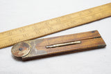RULE PAIR - LUFKIN 863L LEVEL & INCLINOMETER  + 8205 SHRINKAGE RULE 1/8"
