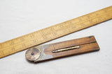 RULE PAIR - LUFKIN 863L LEVEL & INCLINOMETER  + 8205 SHRINKAGE RULE 1/8"