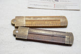 KEEN KUTTER AND STANLEY NO. 36 CALIPER RULES - 6IN 2 FOLD