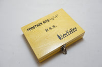 SET OF 7 LEE VALLEY FORSTNER BITS 1/4" - 1"