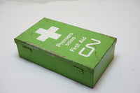 CN RAILWAYS FIRST AID TIN STORAGE BOX