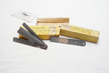 2 NOS CA 1910 CHESTERMAN STEEL RULES IOBs - GORGEOUS LABELS - #s 327, 1769 M & E