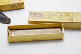 2 NOS CA 1910 CHESTERMAN STEEL RULES IOBs - GORGEOUS LABELS - #s 327, 1769 M & E