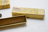 2 NOS CA 1910 CHESTERMAN STEEL RULES IOBs - GORGEOUS LABELS - #s 327, 1769 M & E