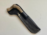 EXTREMELY RARE WILLIAM 'BILL' SCAGEL CROOKED KNIFE WITH ORIGINAL SCAGEL SHEATH