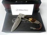 NEW. OLD. STOCK. WILLIAM HENRY SPEARPOINT TALON FOLDING KNIFE B12