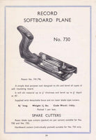 MINTY SCARCE RECORD NO. 730 FIBER BOARD PLANE - BEVEL AND SLIT