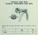 FINE STANLEY HANDYMAN NO. 432 SAW SET - 5 ~ 11TPI