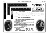 NICHOLLS NO. 100 STANDARD TAKE DOWN FRAMING SQUARE IN ORIGINAL SLEEVE