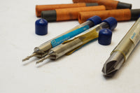 LOT OF 6 MACHINIST END MILL BITS + BUTTERFIELD COUNTERSINK