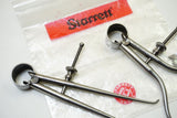 NOS TOOLMAKERS' LS STARRETT PAIR OF INSIDE AND OUTSIDE CALIPERS