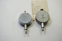 TWO DIAL TEST INDICATORS MAHR 1/100 MM and >< .0005 IN BOTH IOB