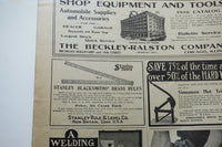 9 BLACKSMITH & WHEELWRIGHT MAGAZINES CA 1901-1920 - AMAZING ADSu