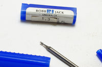 END MILL BITS 0.051" DIAMETER, 2 FLUTE, 0.153 - ROBB JACK