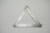 O. FISHER & CO. NO. 13M 3 FOLD RULE PLUS CENTER GAGE - METRIC, IMPERIAL