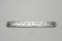 O. FISHER & CO. NO. 13M 3 FOLD RULE PLUS CENTER GAGE - METRIC, IMPERIAL
